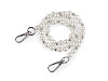 Perlová retiazka / ucho na kabelky a telefóny dĺžka 60 cm
