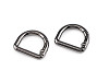 Carabiner D-ring, fits 16 mm