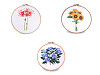 Embroidery gift set with pre-printed motif
