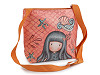  Lányka táska crossbody 27x21 cm nyomtatott mintával
