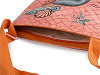  Lányka táska crossbody 27x21 cm nyomtatott mintával