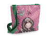  Lányka táska crossbody 27x21 cm nyomtatott mintával