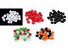 Pompons en lurex, Ø 15 mm