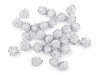 Lurex pom-poms Ø15 mm