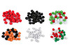 Lurex pom-poms Ø15 mm
