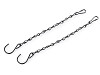 Metal chain for hanging decorations, flower pots 25 cm