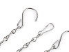 Metal chain for hanging decorations, flower pots 50 cm