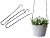 Metal chain for hanging decorations, flower pots 50 cm