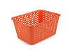 Plastový košík 15x20 cm - 2 designy