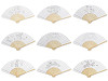 Children's hand fan for painting / decoration
