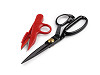 Krajčírske nožnice PIN dĺžka 21; 24 cm a cvakačky v krabičke