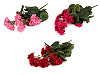 Artificial bouquet of geraniums