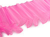 Virágos organza mandzstta 28 cm széles