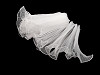 Virágos organza mandzstta 28 cm széles