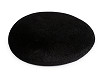 Sametový klobouček / polotovar na výrobu fascinátoru Ø15 cm