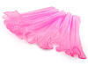 Virágos organza mandzstta 48 cm széles