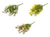 Bouquet de fleurs de lin artificielles