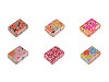Tin gift box, flowers
