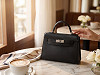 Zapínanie z eko kože na kabelky 2x19 cm
