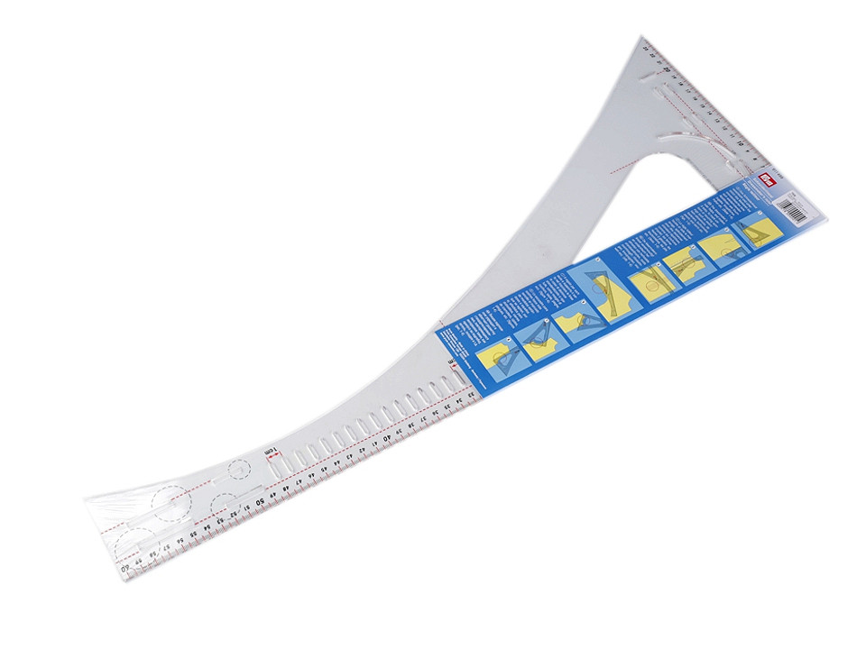 Kračírsky príložník / pravítko Prym dĺžka 60 cm