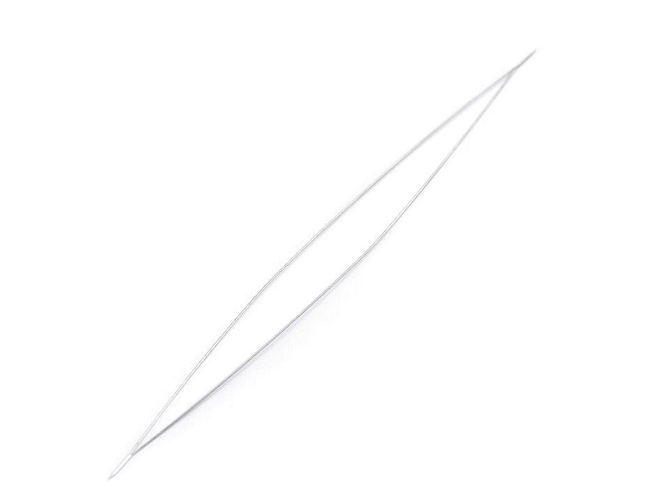 Beading needle 100 mm, nickel, 5 pcs