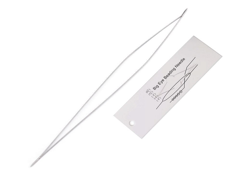 Beading needle 100 mm, nickel, 1 pc