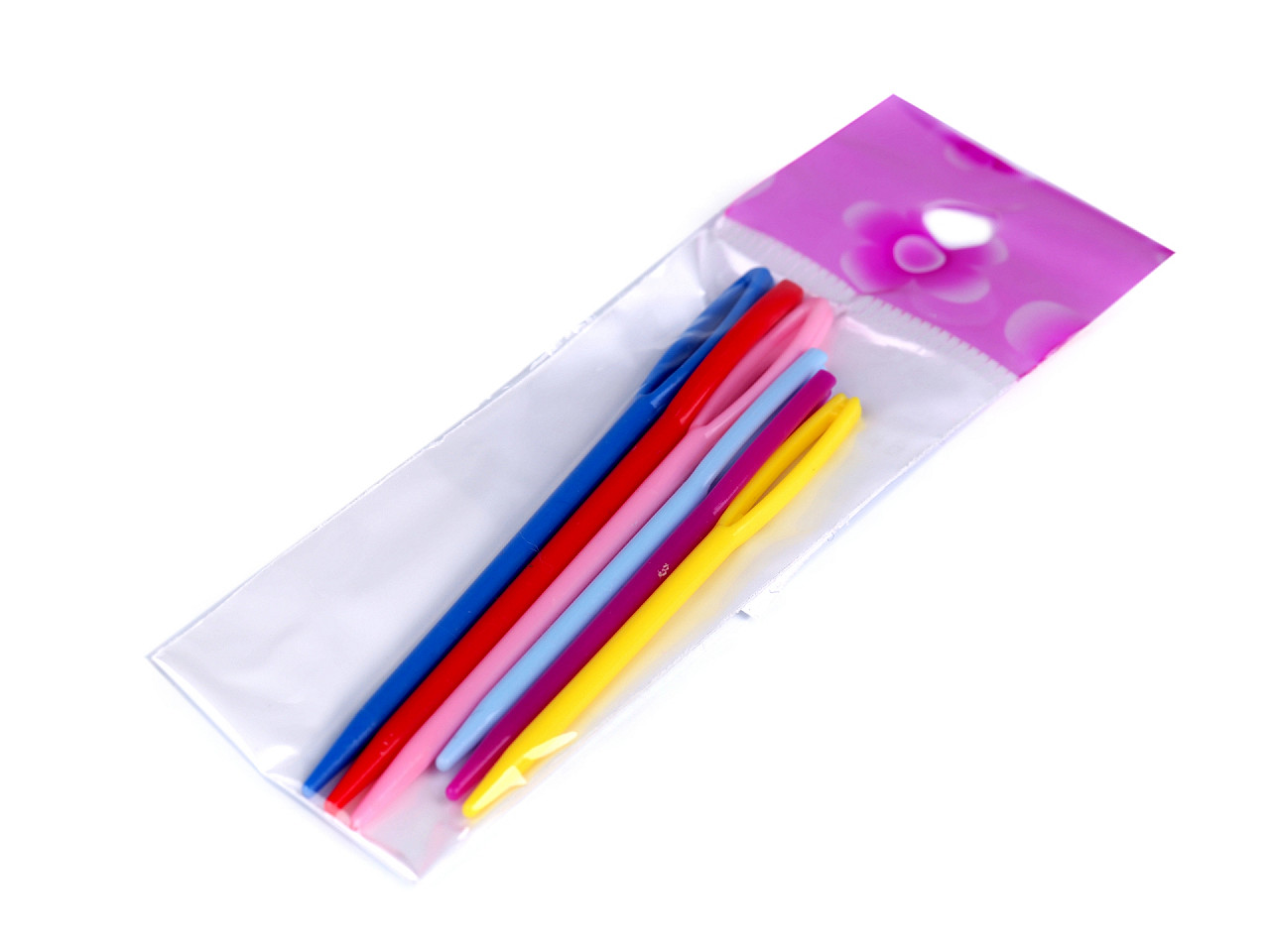 Plastic needles blunt mix of sizes, mix of sizes, 6 pcs