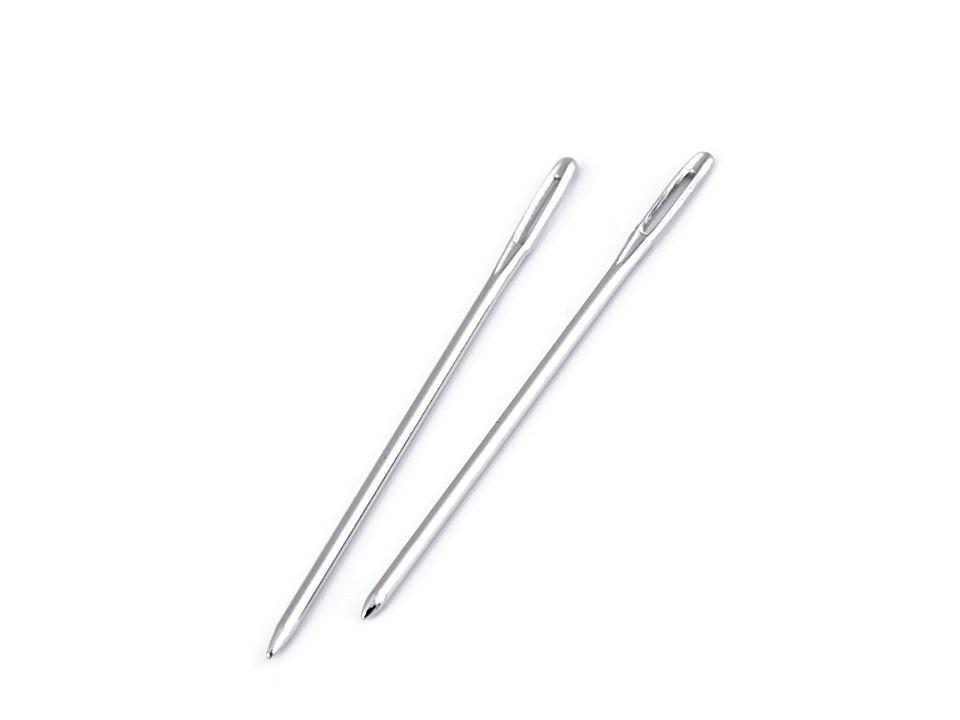 Blunt metal needles, nickel, 5 pcs