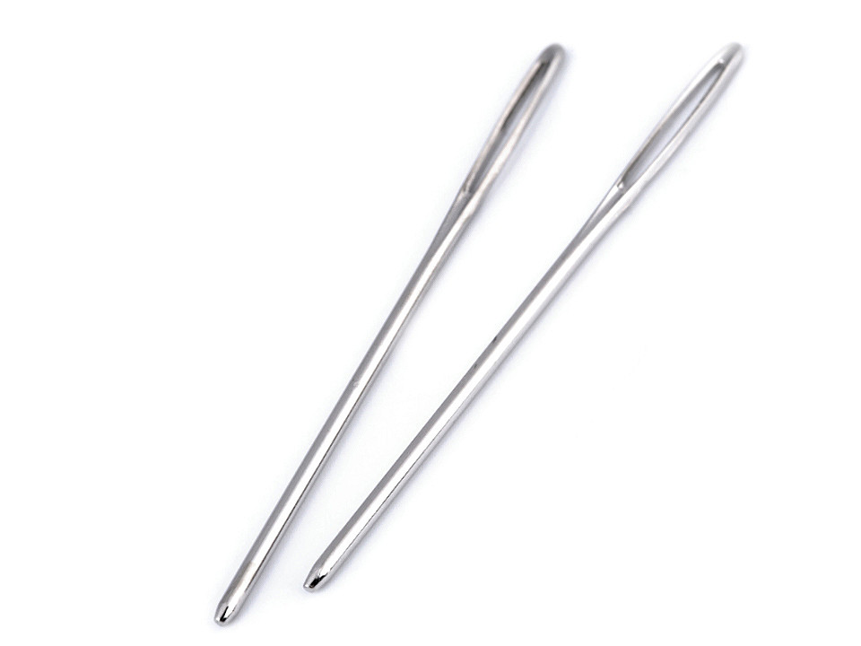 Blunt metal needles, nickel, 50 pcs