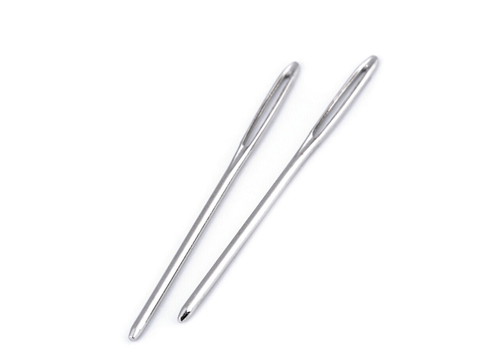 Blunt metal needles, nickel, 5 pcs