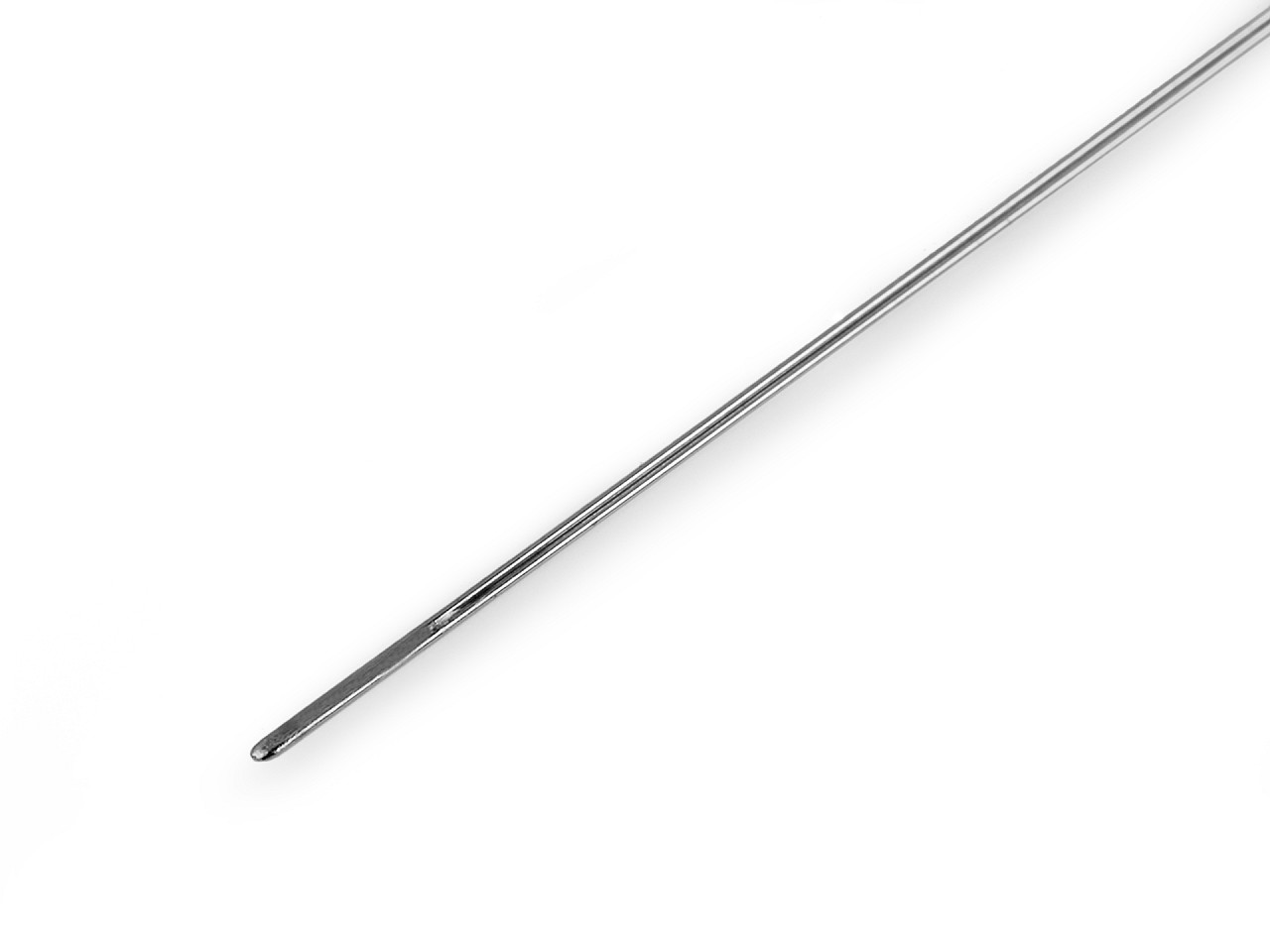 Beading needle 55 mm, nickel, 10 pcs