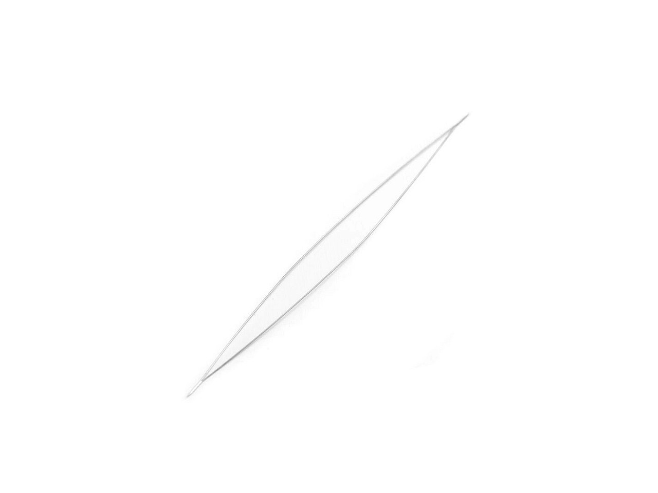 Beading needle 55 mm, nickel, 1 pc