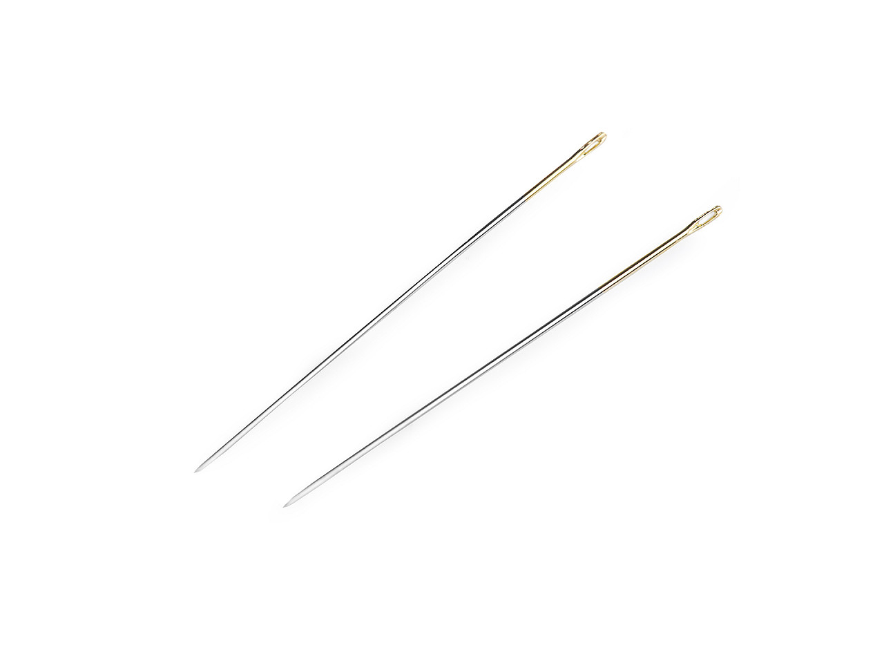 Needles for poor eyesight, gold ears, nickel, 36 card