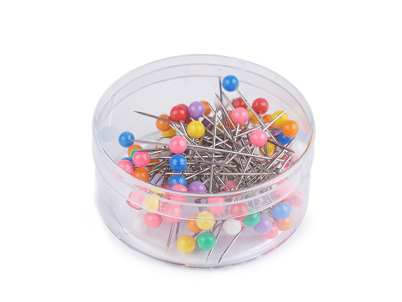 Špendlíky s plastovou hlavičkou dĺžka 32 mm