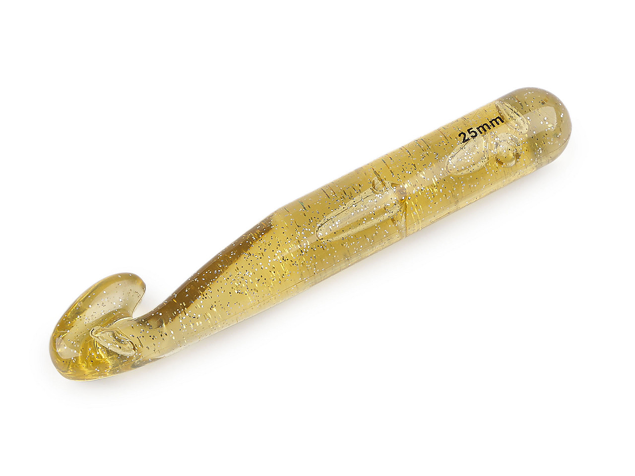 Háčik na háčkovanie plastový veľ. 25