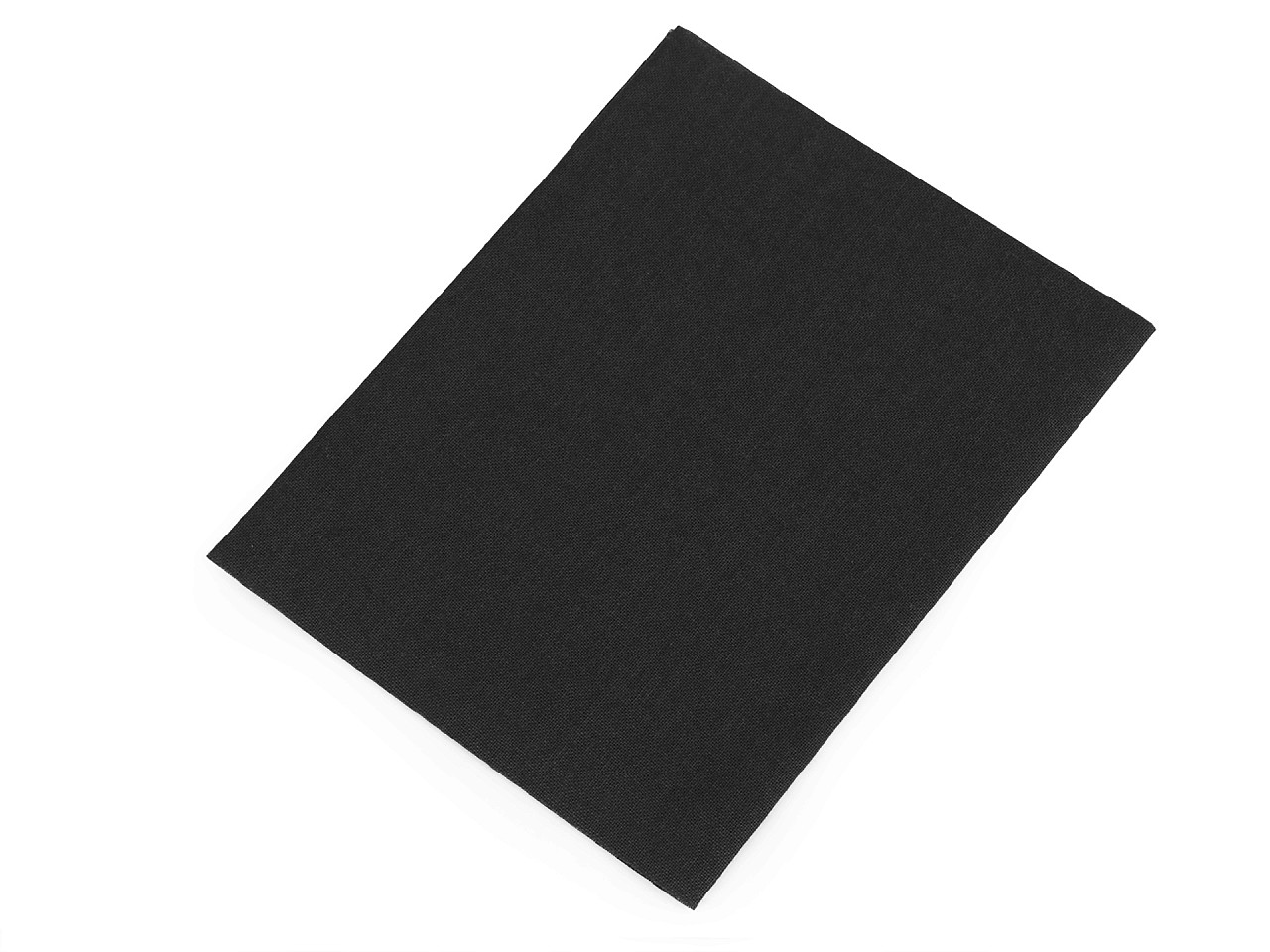 Textil-Aufbügel-Flicken 17 x 45 cm, schwarz, 1 Stück