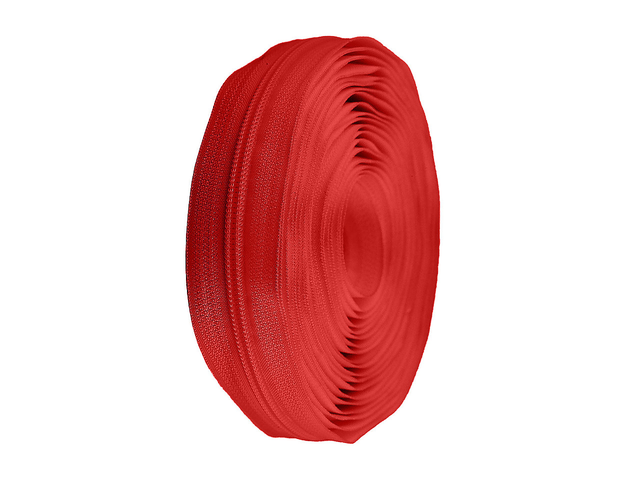 Spiral zip No. 5 by the meter for POL type riders, red, 200 m