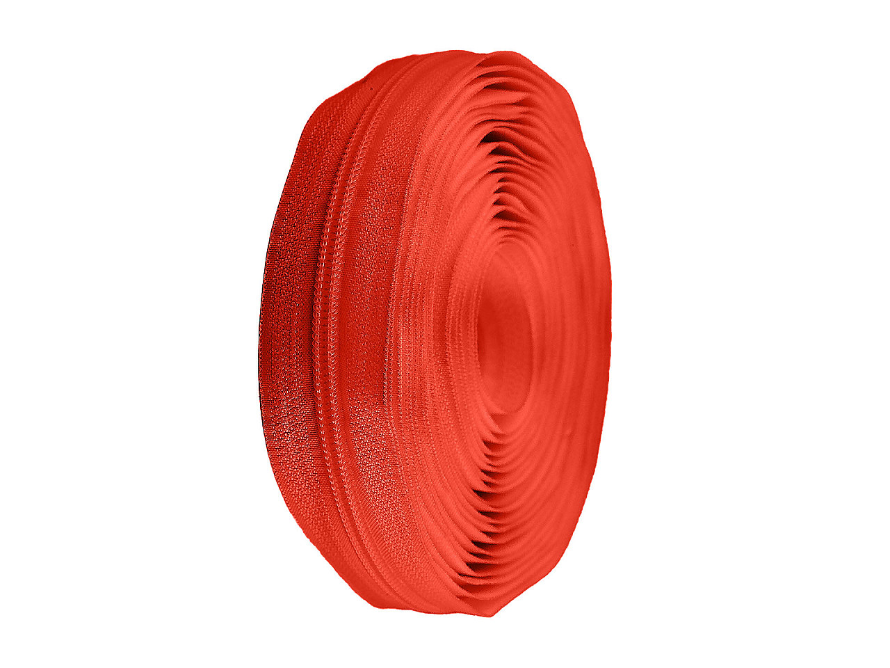 Spiral zipper No. 5 by the meter for POL type sliders, Poppy Red, 25 m