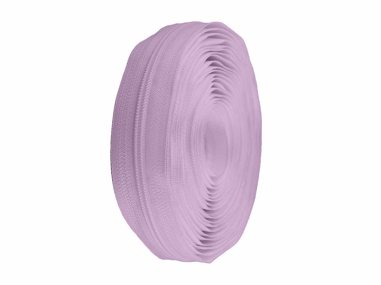 Spiral zipper No. 5 by the meter for POL type sliders, light purple, 5 m