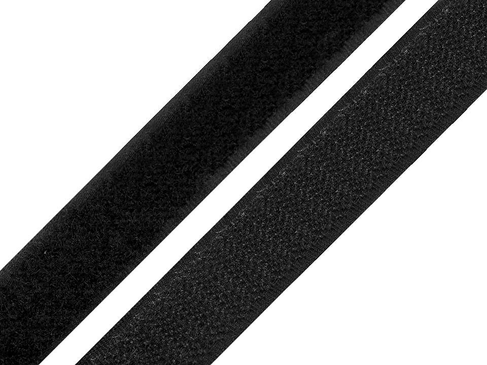 Suchý zips háčik + plyš šírka 20 mm