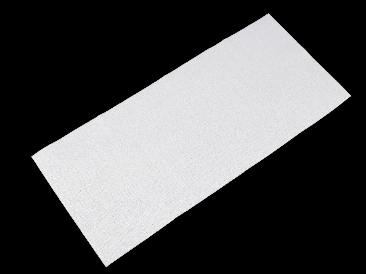 Nažehlovací záplaty textilní 17x36 cm, malé, 2 černá