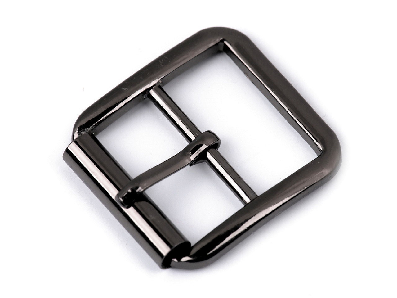 Metal buckle 25 mm, black nickel, 1 pc