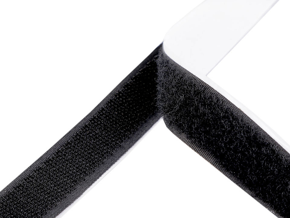 Suchý zips háčik + plyš samolepiaci šírka 20 mm