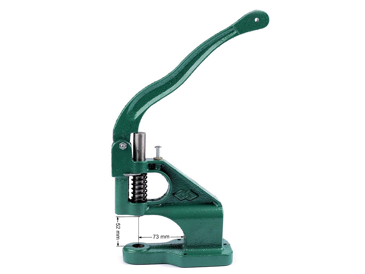 Hand Press Machine for Grommets, Eyelets, Rivets, Studs, green, 1 pc.