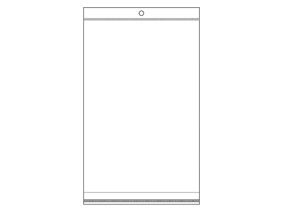 PP vrecko s lepiacou lištou a závesom 15x25,5 cm