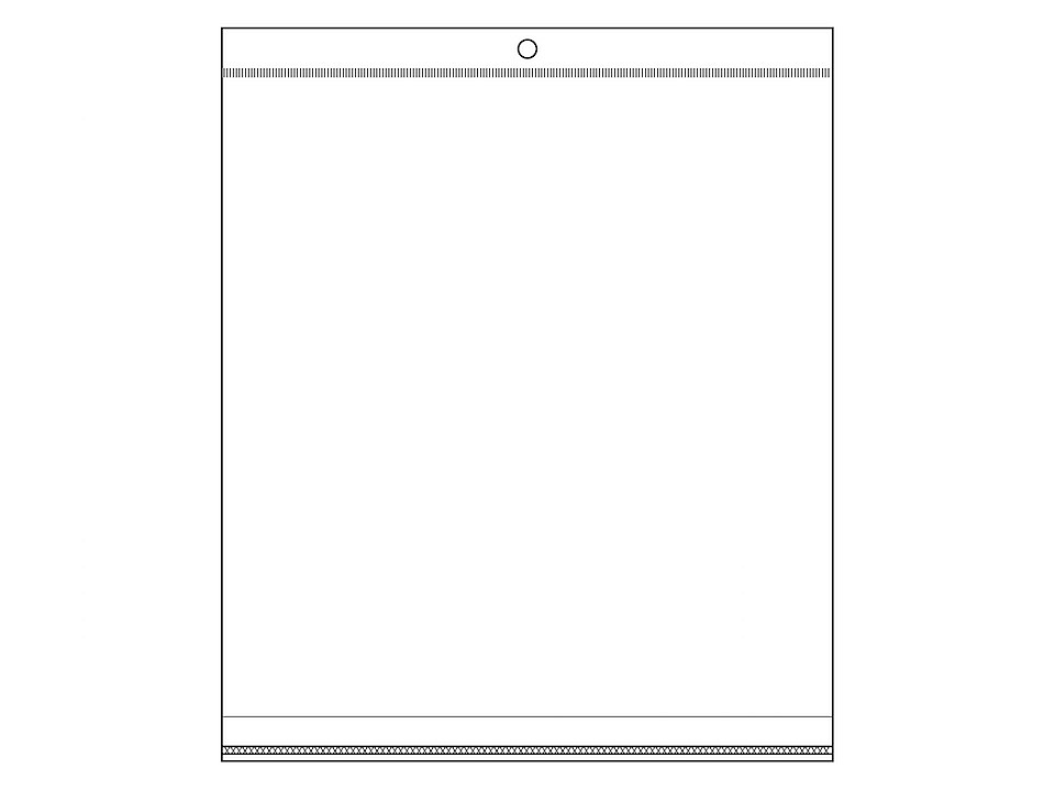 PP vrecko s lepiacou lištou a závesom 20x24 cm
