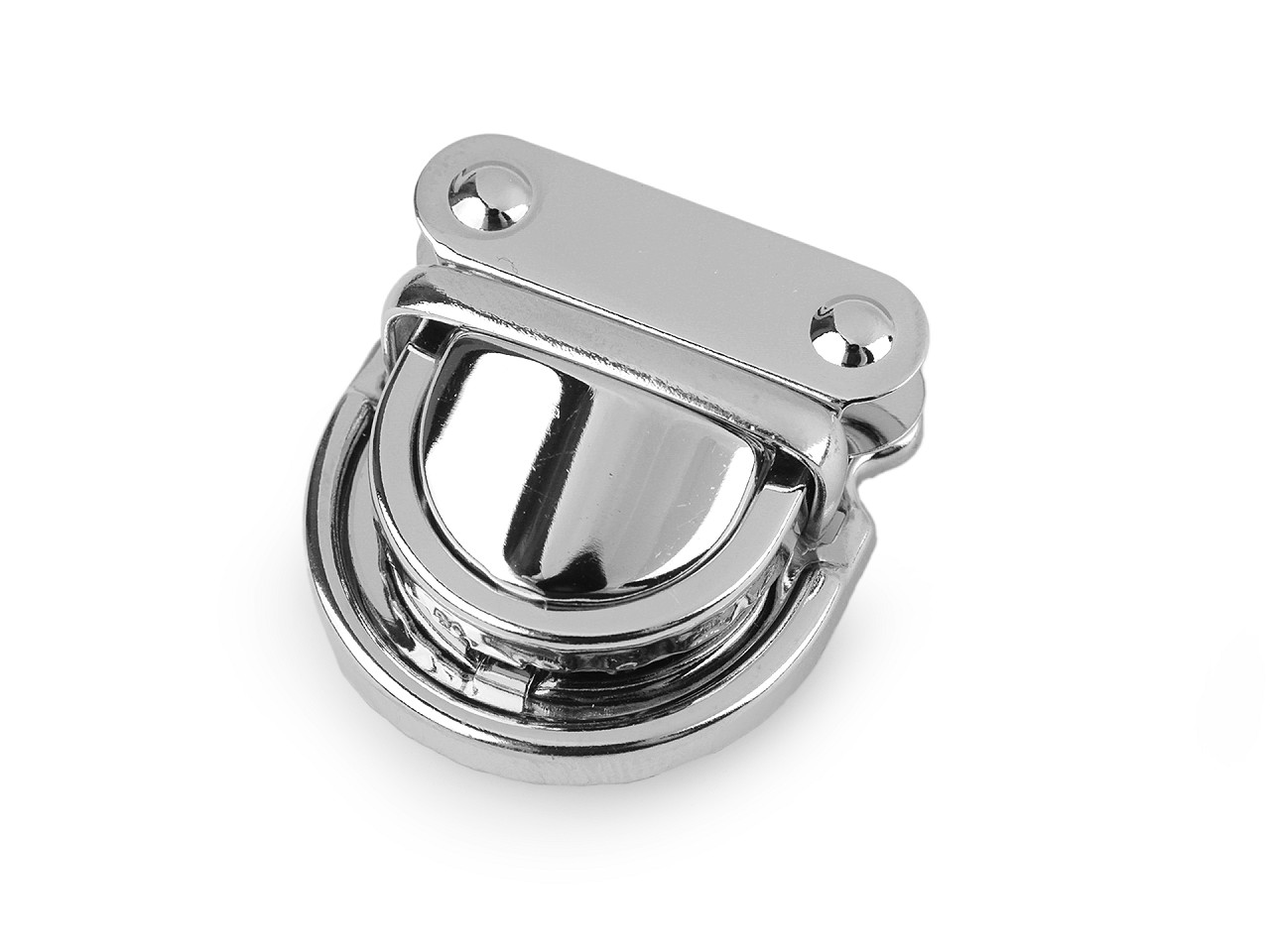 Sada zapínání na tašku 30x31 mm, střední, 4 nikl černý