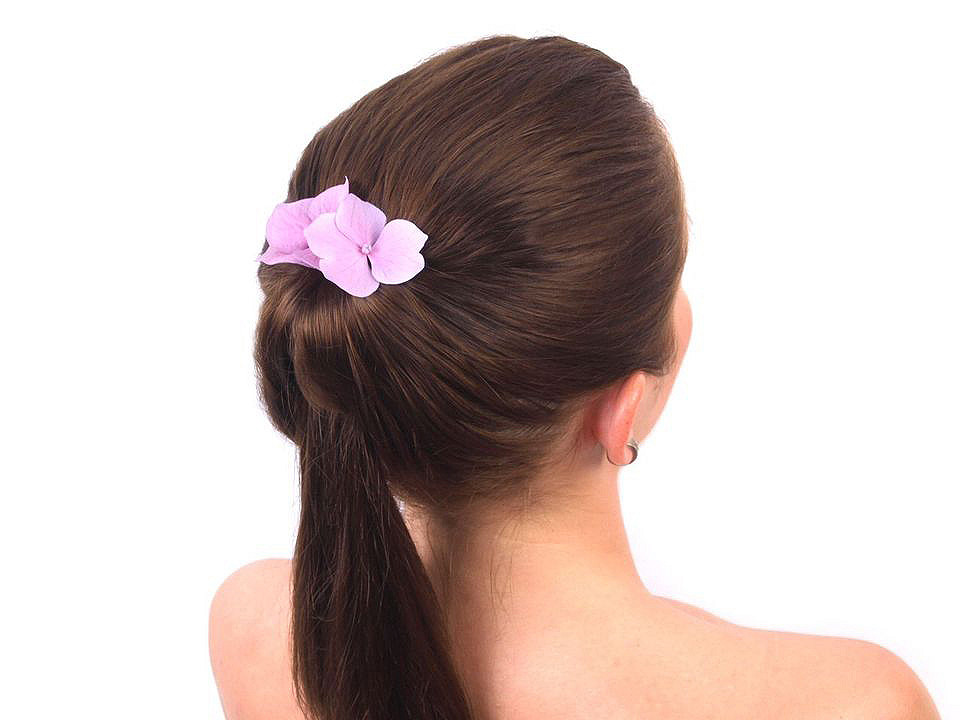 Provlékací oko do vlasů 2 ks, malé, černá