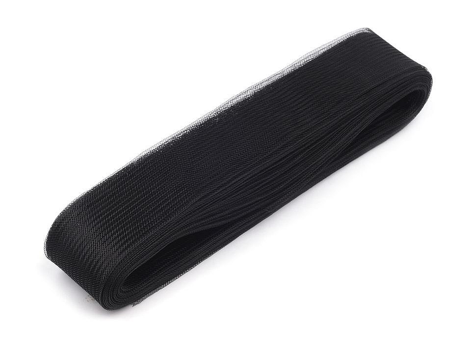 Modistická krinolína na vyztužení šatů a výrobu fascinátorů šíře 4,5 cm, střední, 10 (CC15) krémová světlá