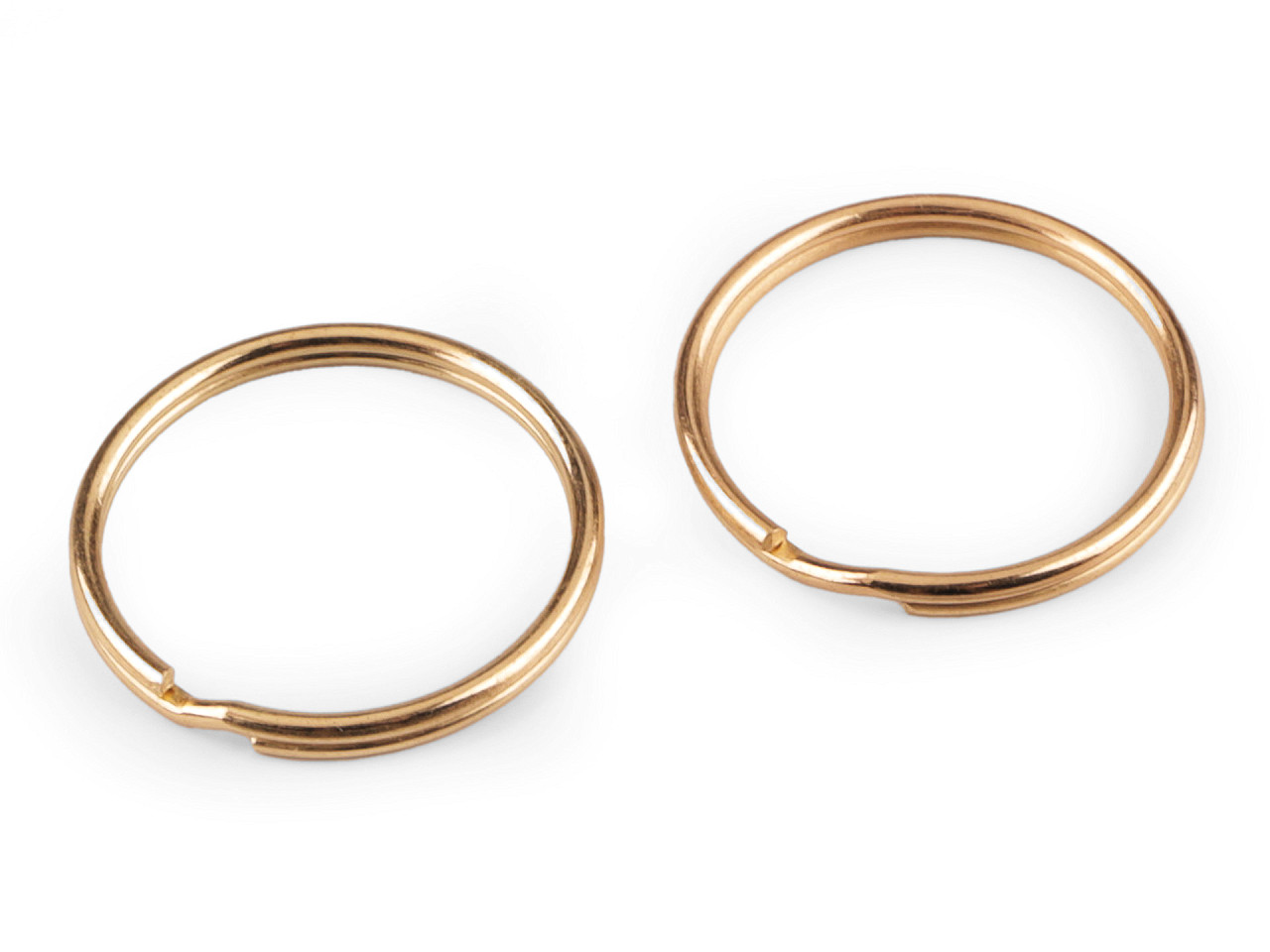 Kroužek na klíče Ø35 mm, střední, 1 barva nikl